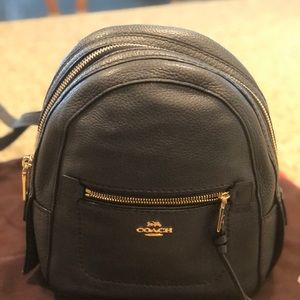 Small Navy blue Coach backpack